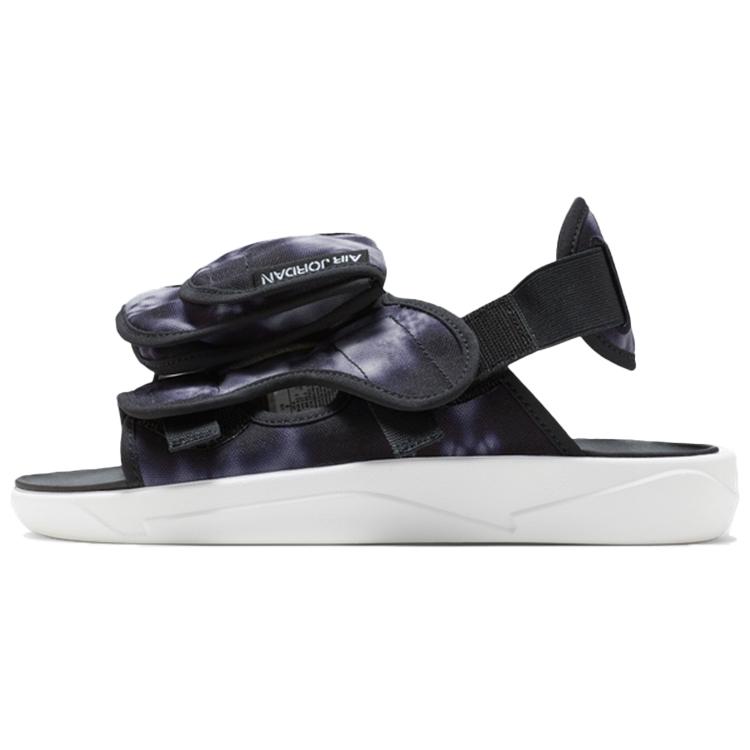 New JORDAN Ls Slide Cozy Non Slip Outdoor Sports Sandals Black White Tie Dye 'Black White' CZ0791-005
