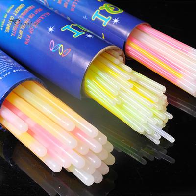 Puntos 50 pezzi bastoncini luminosi colorati bastoncini luminosi braccialetto fai da te collana oggetti di scena