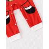 Foreign Trade Ins Newborn Baby Boys and Girls Santa Claus Print Long-Sleeve Open-Crotch Romper Holiday Style