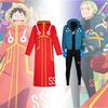 One Piece Pirate King Cosplay Costume Luffy Jacket Anime Outfit Role Play Clothing