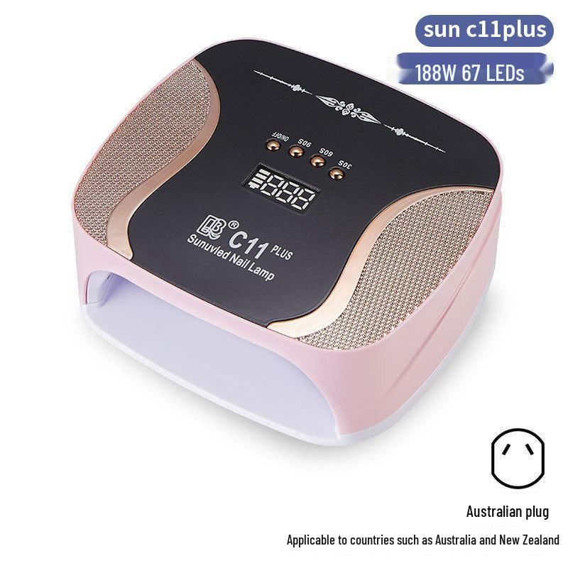 256W High Power UV/LED Dual Light Nail Curing Lamp