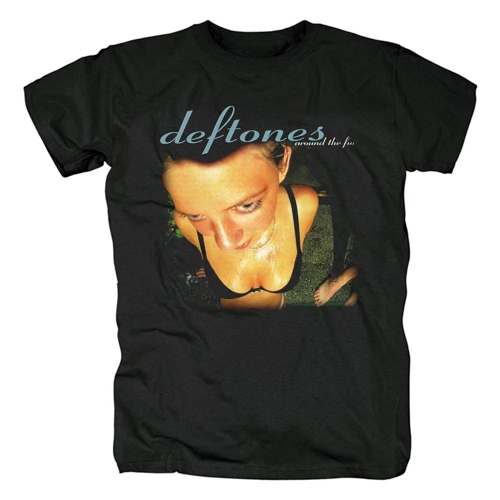 2025 Deftones Sänger Band T-Shirt Herren Damen Hip Hop Rock Tee Mode Kurzarm T-Shirt Sommer T-Shirts Tops