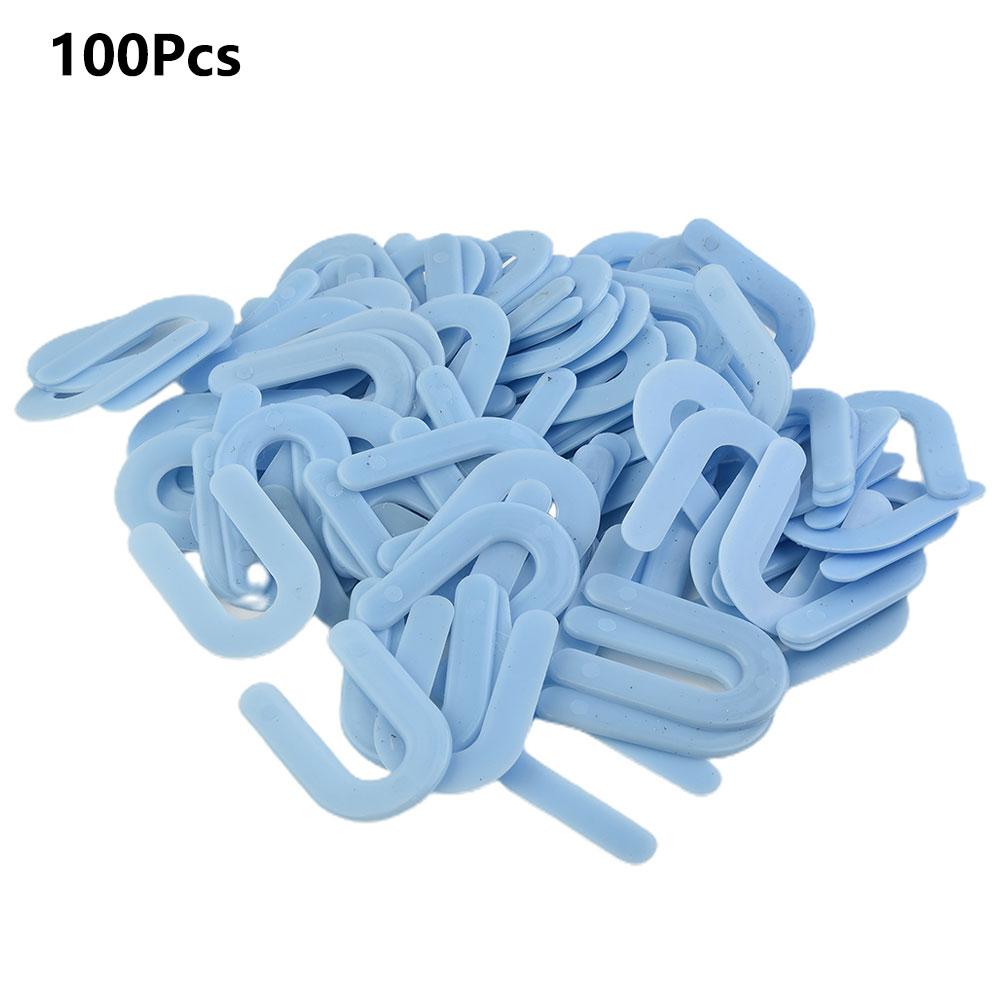 

100pcs U-Shaped Horseshoe Shims Tile Spacers PP Level Wedges Positioning Clips For Floor Wall Tile Gap Fixing Construction Tool