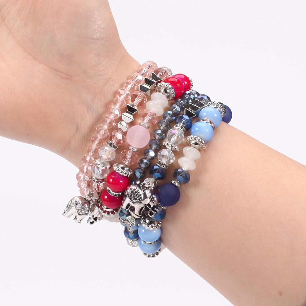 Bohemian Elephant Multi-Layer Cross-Border Bracelet 2022 Pendant