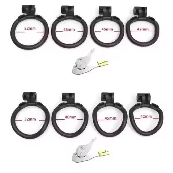 PET Cock Cage Chastity Cage Belt Locked Male Urethral Sissy Chastity Cage Light Long Term Wear