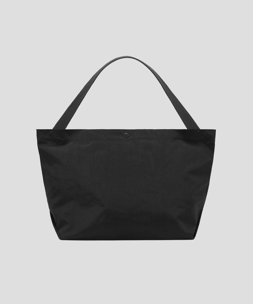 Tailor Studio Label Patch Point Shopper Bag (Black)