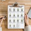 2 Stück Stuhl Tai Chi Trainingsplan 30 Tage Anfänger Senioren Sitzende Übung Poster Leinwand Wandkunst Heim-Fitnessstudio Wohnzimmer Dekoration