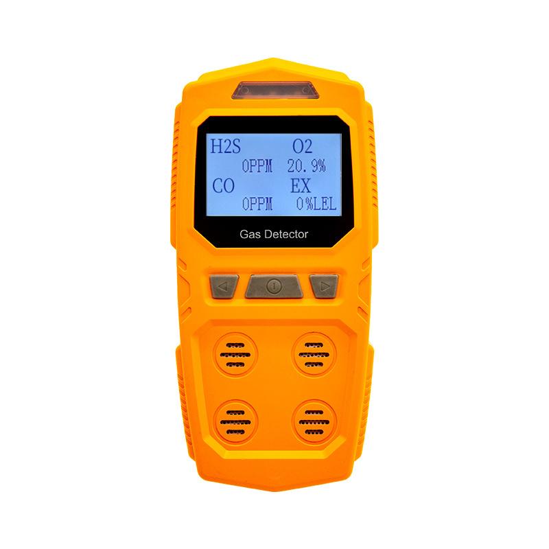 NOUVEAU Détecteur de Gaz 4-en-1 Haute Précision - Mètre de Gaz Dangereux Combustible & Toxique Analyseur O2 CO H2S Portable Manuel Rechargeable