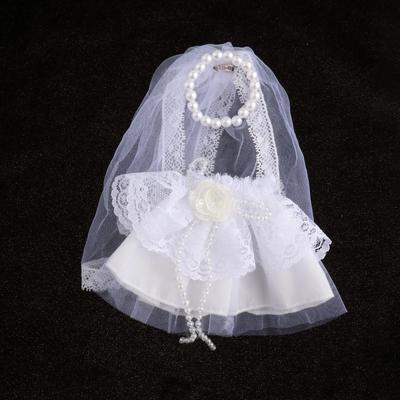 Girl Doll Wedding Dress Princess Plush Accessories for Little Girls Decoration