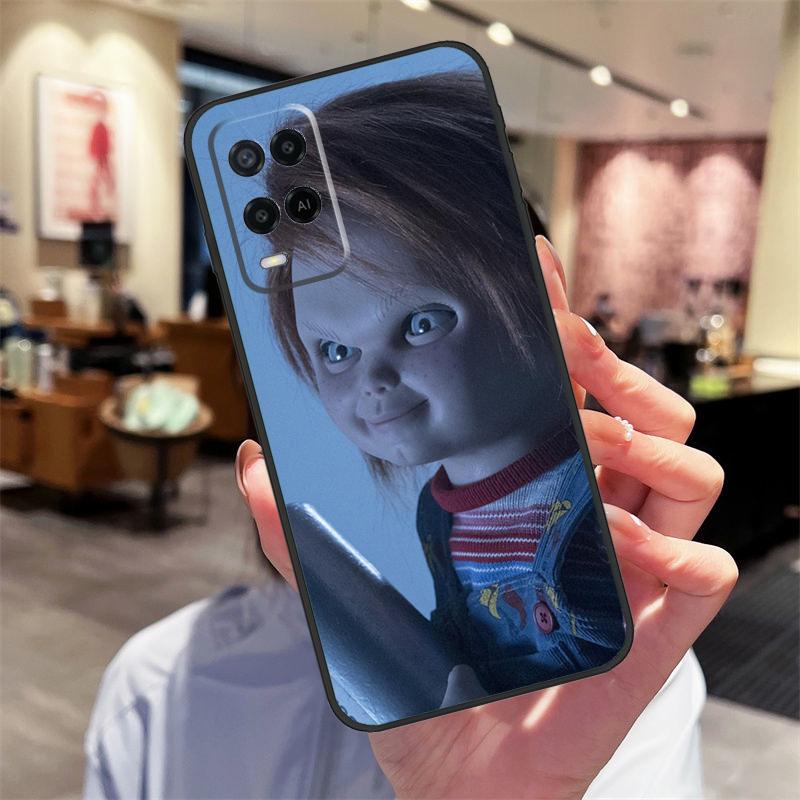 Scary Chucky Doll Horror Movie Case For OPPO Find X5 Pro X3 Lite A15 A16 A52 A72 A5 A9 A31 A53 A83 A93 A94 A74 A54 Cover