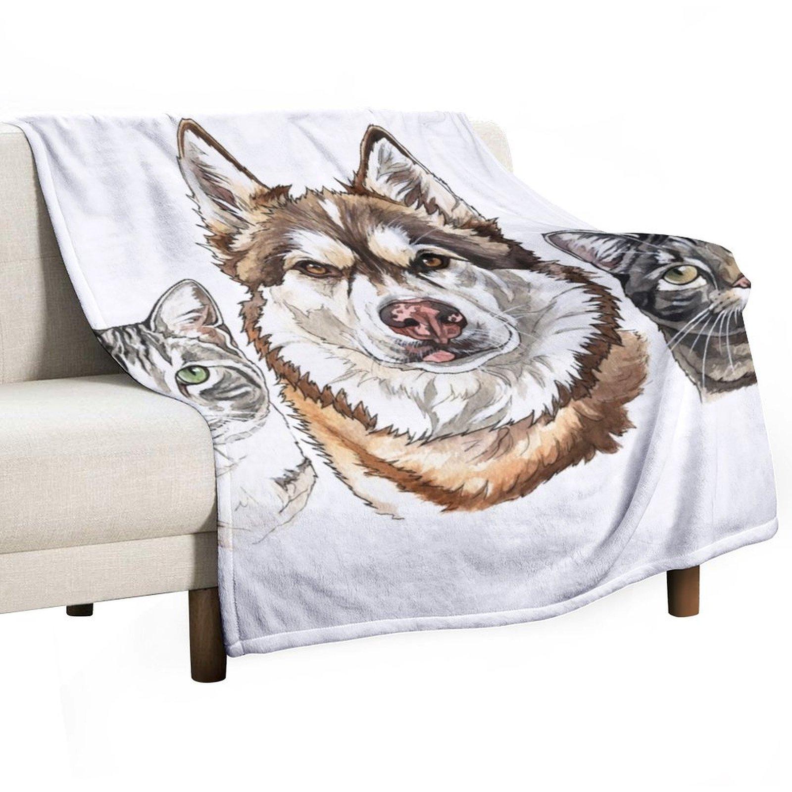 0445(8) Плед для зимы Мягчайший плед на диван Одеяла-комфортеры 30x40in