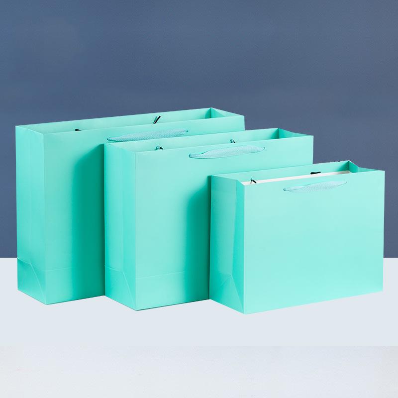 Shouheng Thickened Cowhide Gift Tote: White Card Paper Bag for Clothing & Souvenirs