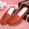 Fashion Hot Summer Flat Sandals Comfortable Women Slippers Genuine Leather Loafers Moccasins Outdoor Non-slip White Casual Slides Fashio