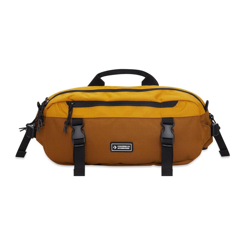 New Converse Polyester Crossbody Bag, Sling Bag, Fanny Pack Regular Unisex Earthy Yellow 10022101-A05