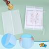 120Pcs Pre-Folded Vellum Paper, Printable Vellum Jackets Translucent Vellum Paper 5X7 Inch Vellum Paper Wraps
