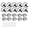 14mm Motorcycle Quick Release 1/4 D-ring Turn Race Fairing Fastener Universal For Honda Yamaha Suzuki Kawasaki Ducati Aprilia
