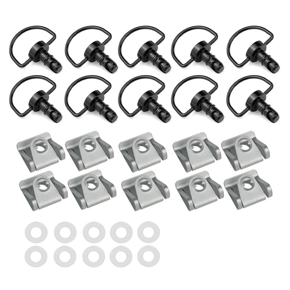 14mm Motorcycle Quick Release 1/4 D-ring Turn Race Fairing Fastener Universal For Honda Yamaha Suzuki Kawasaki Ducati Aprilia