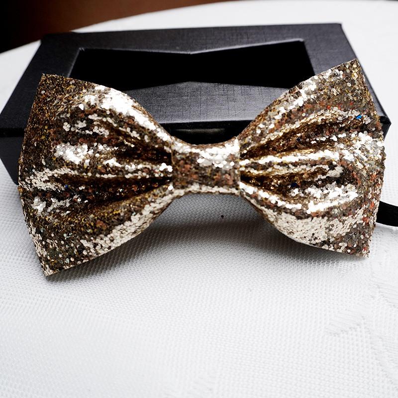 Elegante Papillon da Uomo per Matrimoni con Design a Paillettes per Eventi Formali