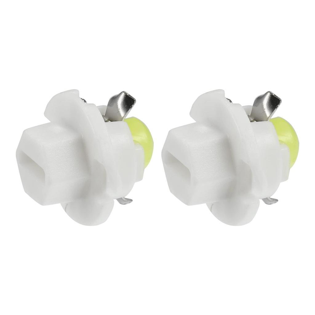 X AUTOHAUX T5 LED Incandescent Dashboard Light Car DC 0.01A B8.4D 10pcs White