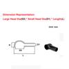 Rubber Protective Cap For Battery Pile Head Pipe Type Battery Positive And Negative Pole Insulation Plastic Sleeve