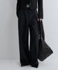SUARE WOMEN Wool One-Pleat Wide Slacks - 3 Colors