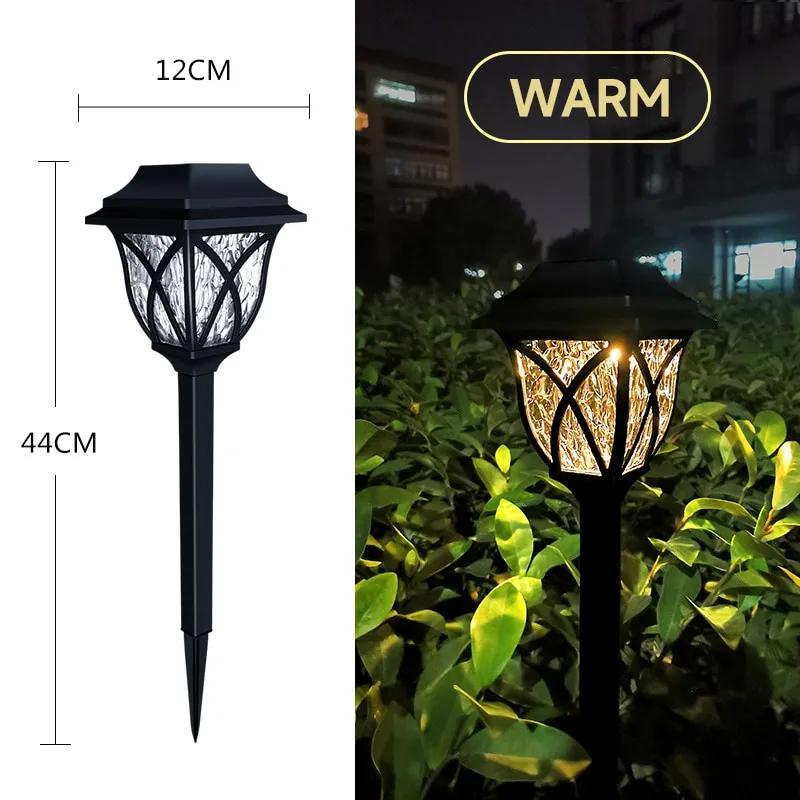 1/2/4/6/8 sztuk Led lampy słoneczne do dekoracji ogrodu na zewnątrz wodoodporne oświetlenie LED krajobraz ziemi energia słoneczna Yard lampa trawnikowa oświetlenie ścieżki