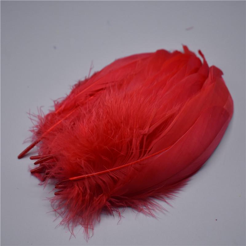 Nature Peppermint Green Goose Nagoire Feathers For Crafts Plumes 5-7Inch/13-18Cm Jewelry Clothing Accessories Wedding Decoration