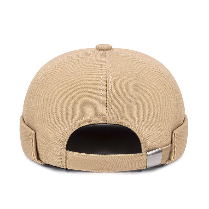 Brättlös melonkeps: Retro Broderad Unisex Street Fashion Hatt