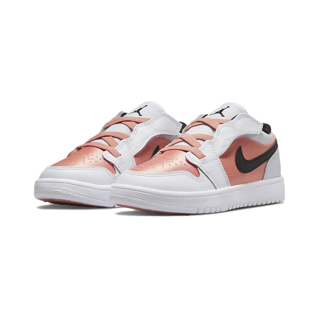 New Jordan Air Jordan 1 Low ALT Low Top Children's Basketball Shoes White Pink Black Children Aged 3 7 Years Old DM8966-801