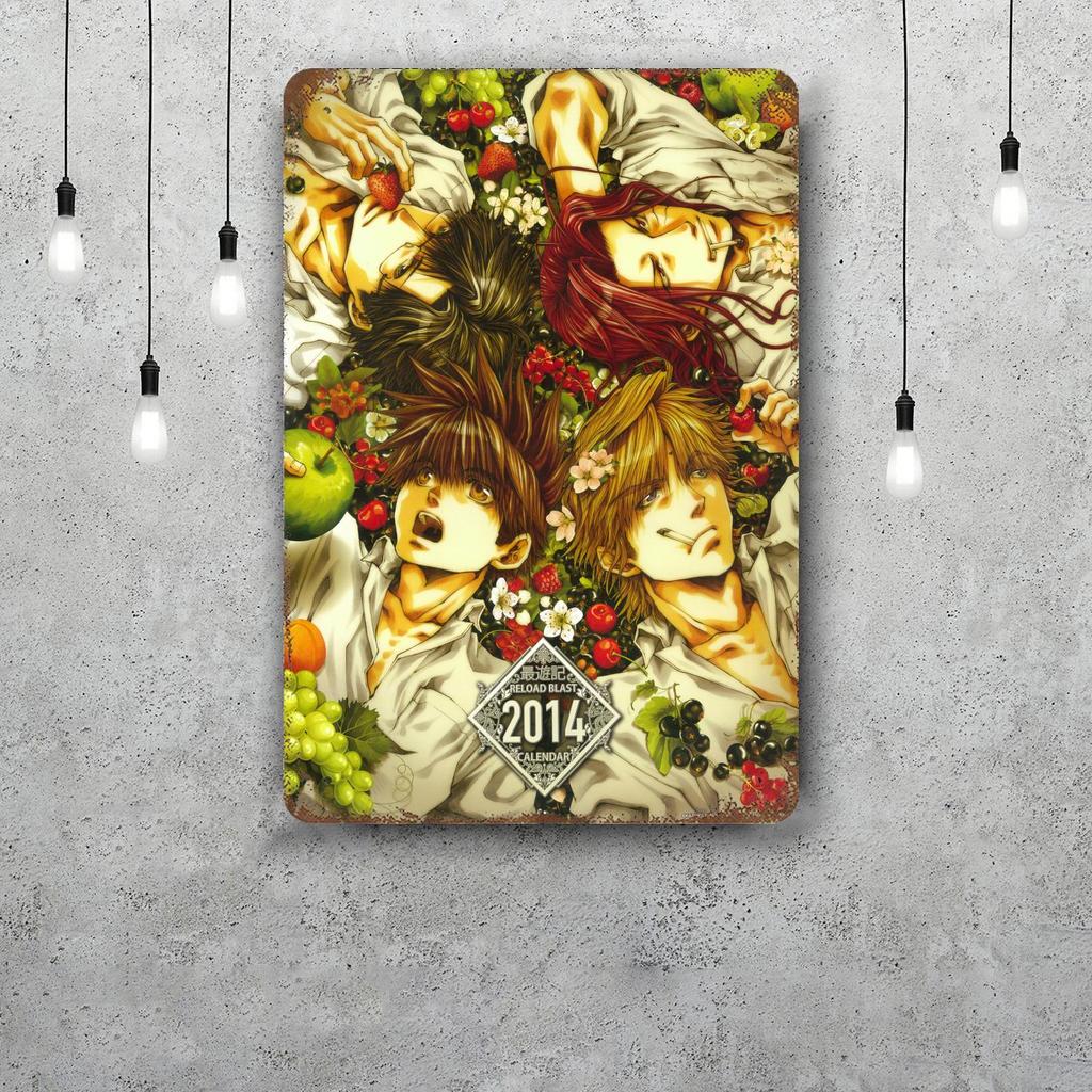 saiyuki Decor Vintage Metal Signs Tin Signs Captain Poster Decor for Bar Pub Club Man Cave Wall Decoration
