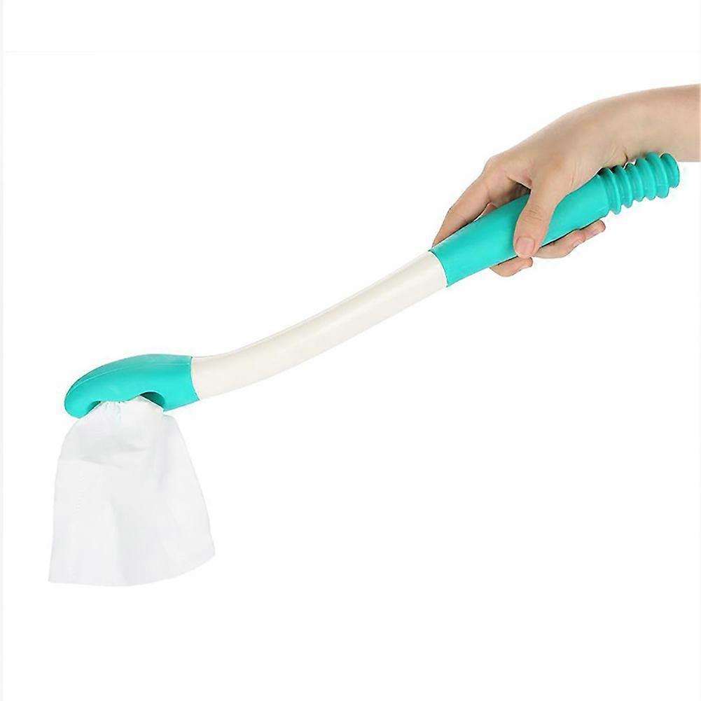 Toilet Self Wipe Aid Long Reach Wipe Tissue Grip Helper Paper Holders
