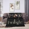 The Twilight Edward Bella  Blanket  For Living Room Super Warm Customized Quality Bedspread Gift Idea