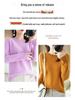 Women's Round Neck Solid Color Knitted Pullover Sweater - Autumn/Winter Long Sleeve Korean Style.