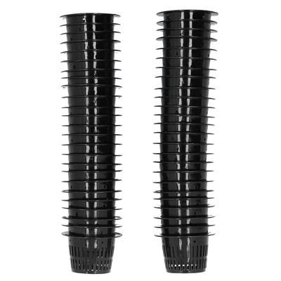 50PCS košík na výsadbu Síťovaný květináč Kulaté hydroponické nádoby na pěstování rostlin Upevnovač kořenů
