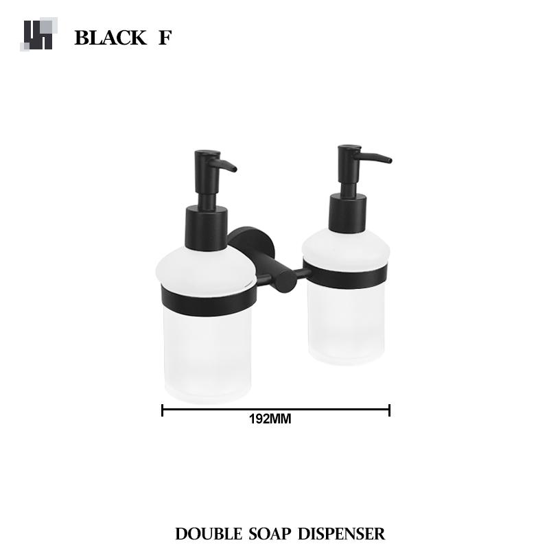 Dozator de săpun montat pe perete, dozatoare de săpun din oțel inoxidabil, detergent de bucătărie, pompă, sticlă, săpun, dozator de perete pentru baie