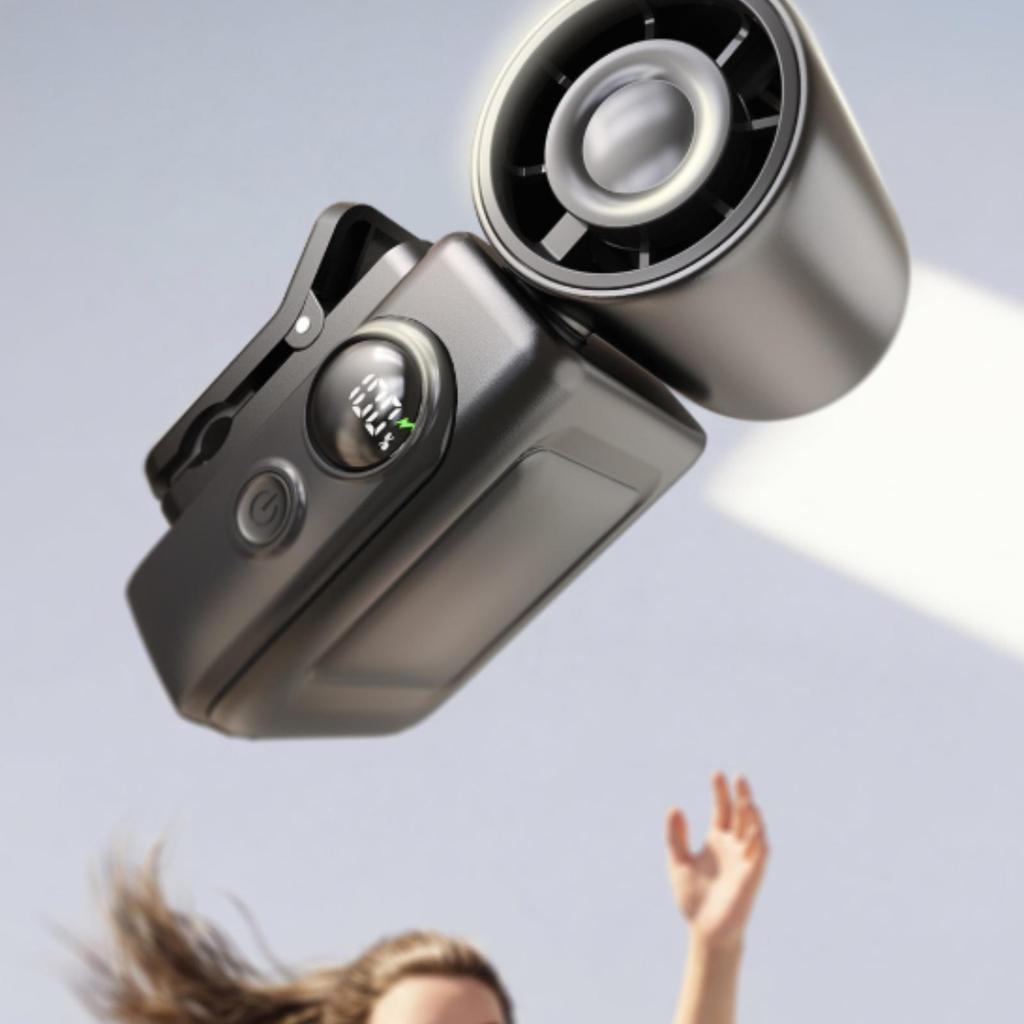 Mini Attachable Fan Compact Strong Ventilation for Journeyers, Commuters, Travel,