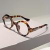 Cute Round Glasses Women Fashion Candy Color Rim Decor Eyeglasses New Trendy Design Blue Light Blocking Optical Frames