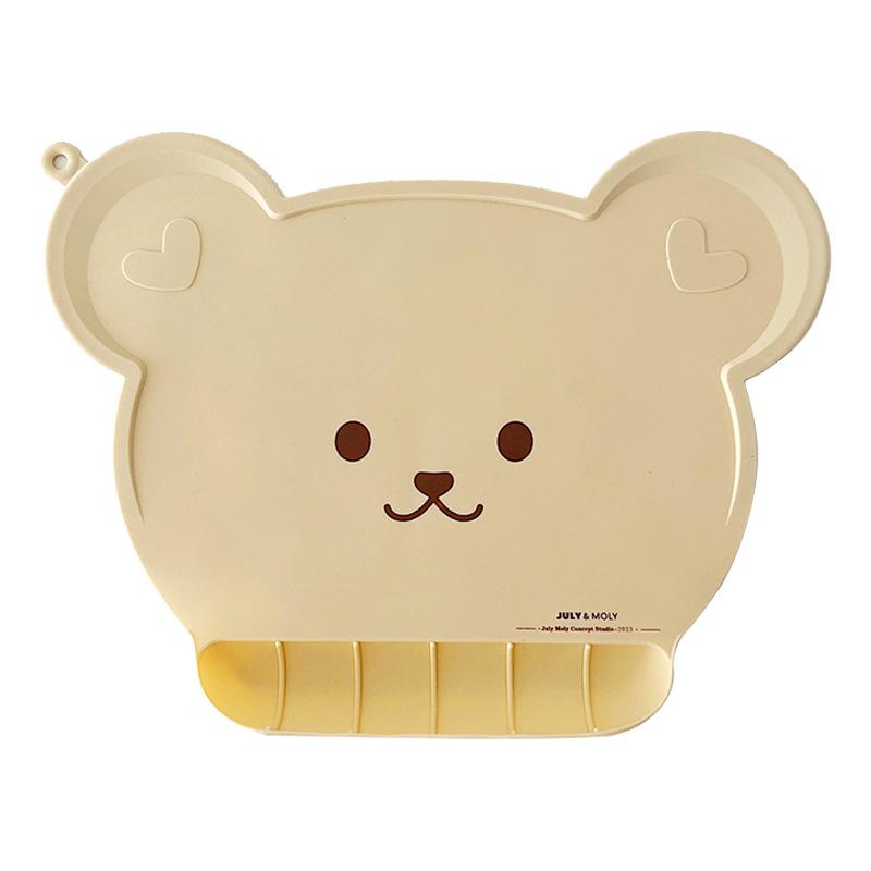 JulyMoly Children's Silicone Placemat: Waterproof, Oil-Proof, Heat-Resistant Mat for High Chair and Kindergarten Use.