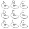 Shining  26 Letters Adjustable Rings   Initial A-Z Alphabet Opening Ring For Women Charm Jewelry Gift
