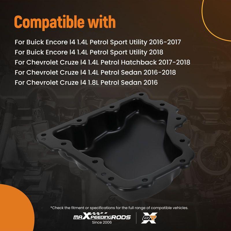 Oil Sump Pan for Buick Encore 1.4L Petrol 2016-2018 264-622 12637773