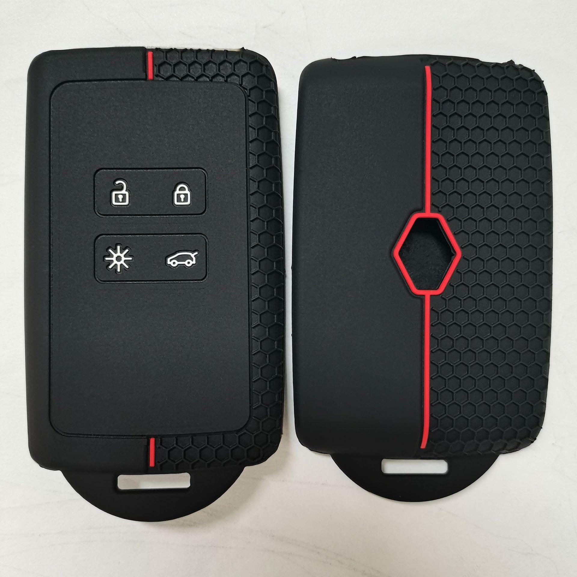 

Силіконова накладка Renault з візерунком для ключів з чотирма кнопками Bulk Package