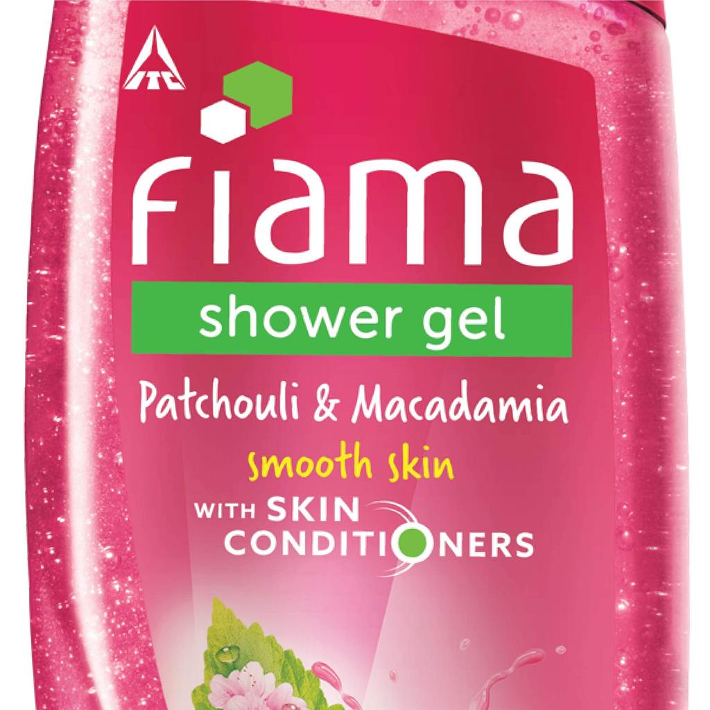 Fiama Shower Gel Patchouli & Macadamia, Body Wash With Skin Conditioners For Soft Glowing Skin, 250ml & Men Cool Burst Shower Gel, 250ml