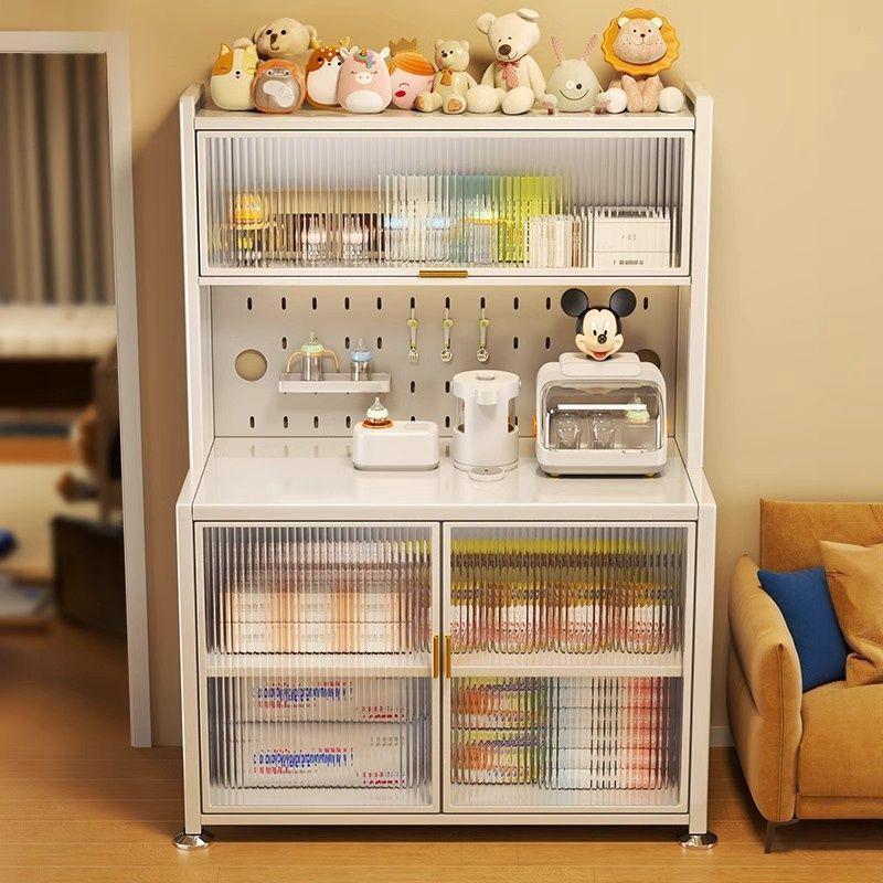 Large Capacity Floor-Standing Baby Formula Feeding Storage Cabinet and Shelf
