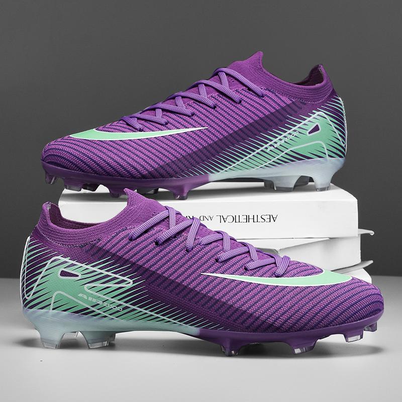 2025 New Men TF/FG Football Shoes Professional Society Studded Chuteira Campo Cleats Futsal Soccer Shoes Training Indoor Footbal