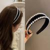 Velvet Headband Female Face Wash Minimalistic Hairhoop Advanced Daily Headhoop Hair Accessories