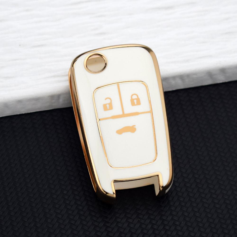 Car Key Case For  Chevrolet Cruze Aveo Trax Sail Malibu Captiva Opel Vauxhall Astra J Corsa Mokka Insignia Tpu Flip Key Cover