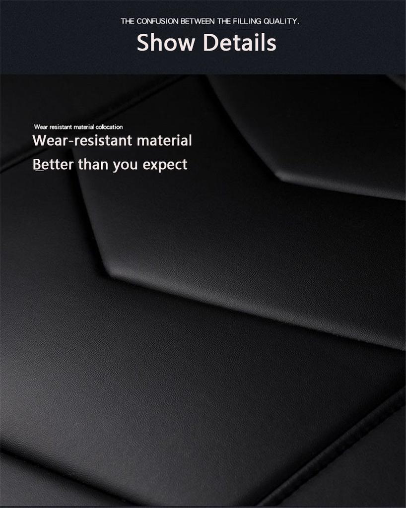 Universal New 6D Car Seat Cover 5 Seats Seat Cushion,senior Microfiber Leather+sponge Layer Seat Cushion, Senior...