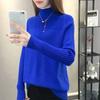 Bow Doll Collar Striped Base Shirt Autumn Long Sleeved Slim Fit Sweet Anti-aging Top Knitted Sweater Women's Clothing