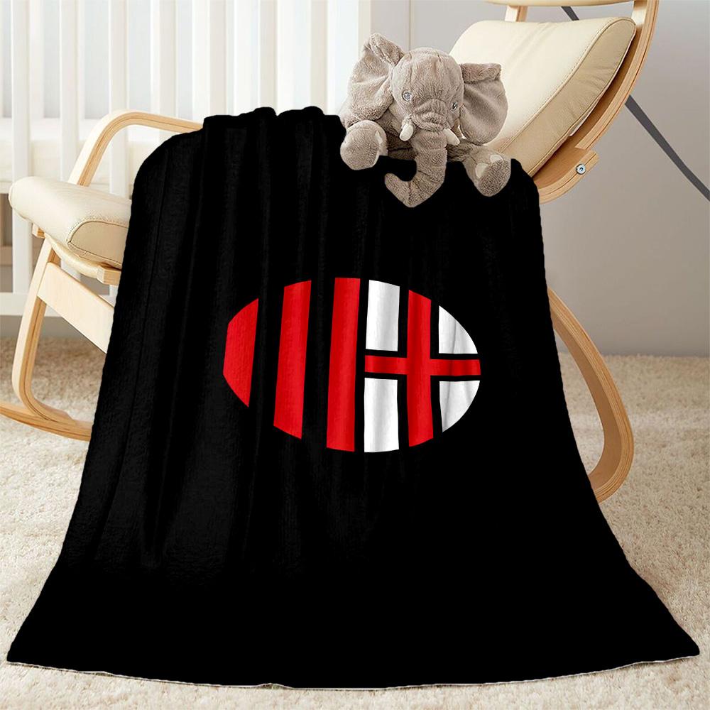 Ac Milan Blanket Soft Cozy Suitable For Chair Picnics Livingroom For All Seasons Modern Style Birthday Christmas Gift Blanket