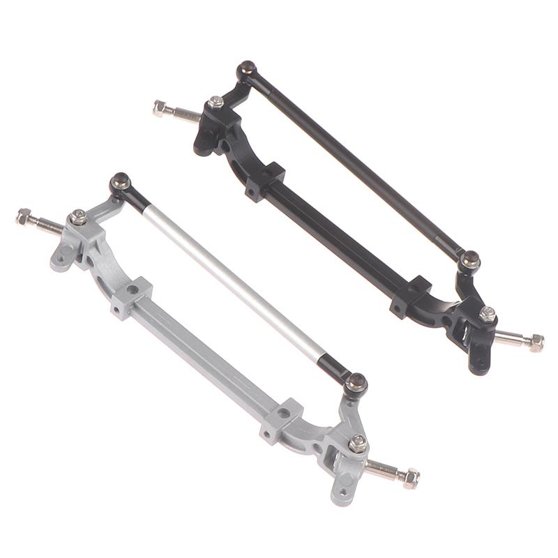 Metalowa Przednia Oś Drążek Kierowniczy Łącznik Maszt Dla 1/14 Tamiya Rc Ciężarówka Traktor Samochód